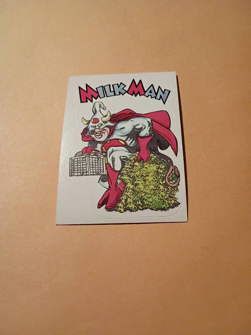 1983 General Mills Zero Heroes Trading Card Sticker Card Vintage #8